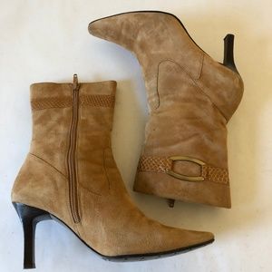 Alfani Starlet Womens Chestnut Leather boots